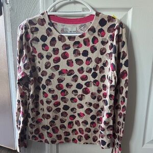 Nic + Zoe Print Long Sleeve Sweater